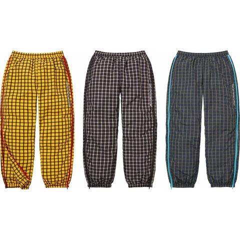 Plaid Warm Up Pant - fall/winter 2025 - Supreme