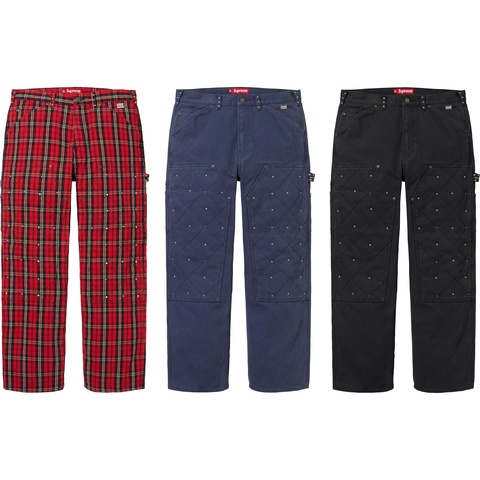 Supreme®/b.b. Simon® Quilted Double Knee Painter Pant - Supreme