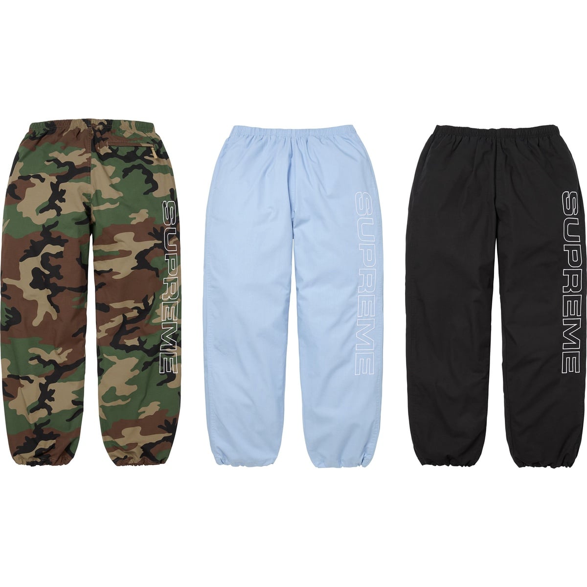 Spellout Embroidered Ripstop Track Pant - SupremeCommunity