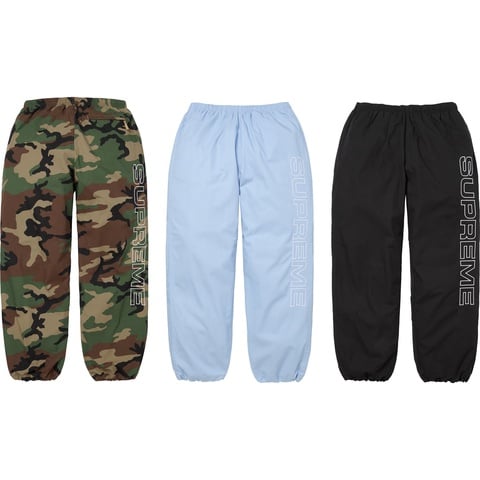値下げ可　SUPREME spellout track pant camo M Spellout Embroidered Track Pant - fall/winter 2024 - Supreme