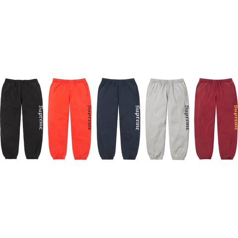 Washed Old English Sweatpant - fall/winter 2025 - Supreme