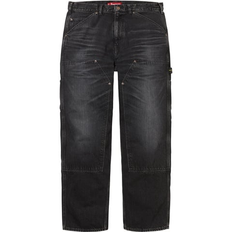 Worn Double Knee Denim Painter Jean - Supreme
