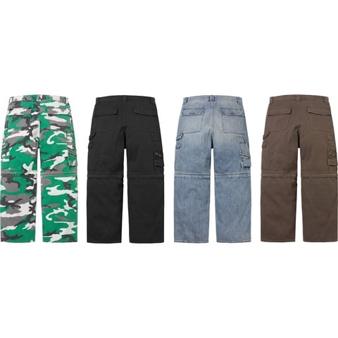 パンツ Supreme Zip-Off Utility Pant Supreme Zip-Off Utility Pant Khaki Men's - FW21 - GB