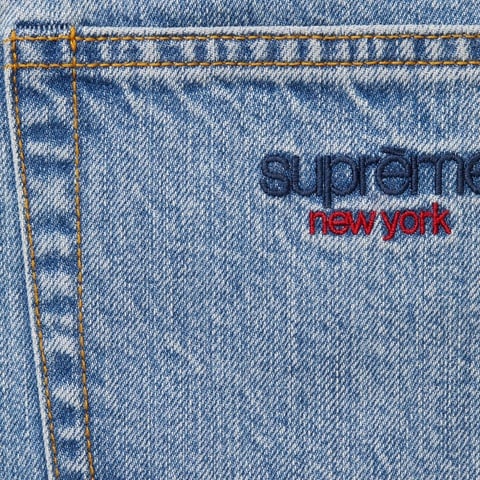 Supreme Baggy Jean - Washed Indigo