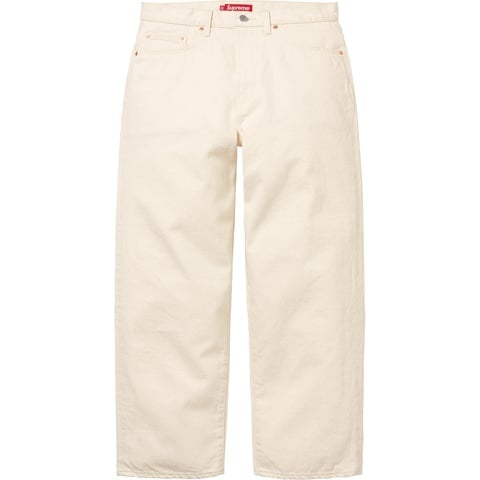 Supreme Baggy Selvedge Jean - Natural