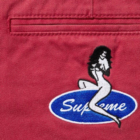 Supreme Chino Pant - Red