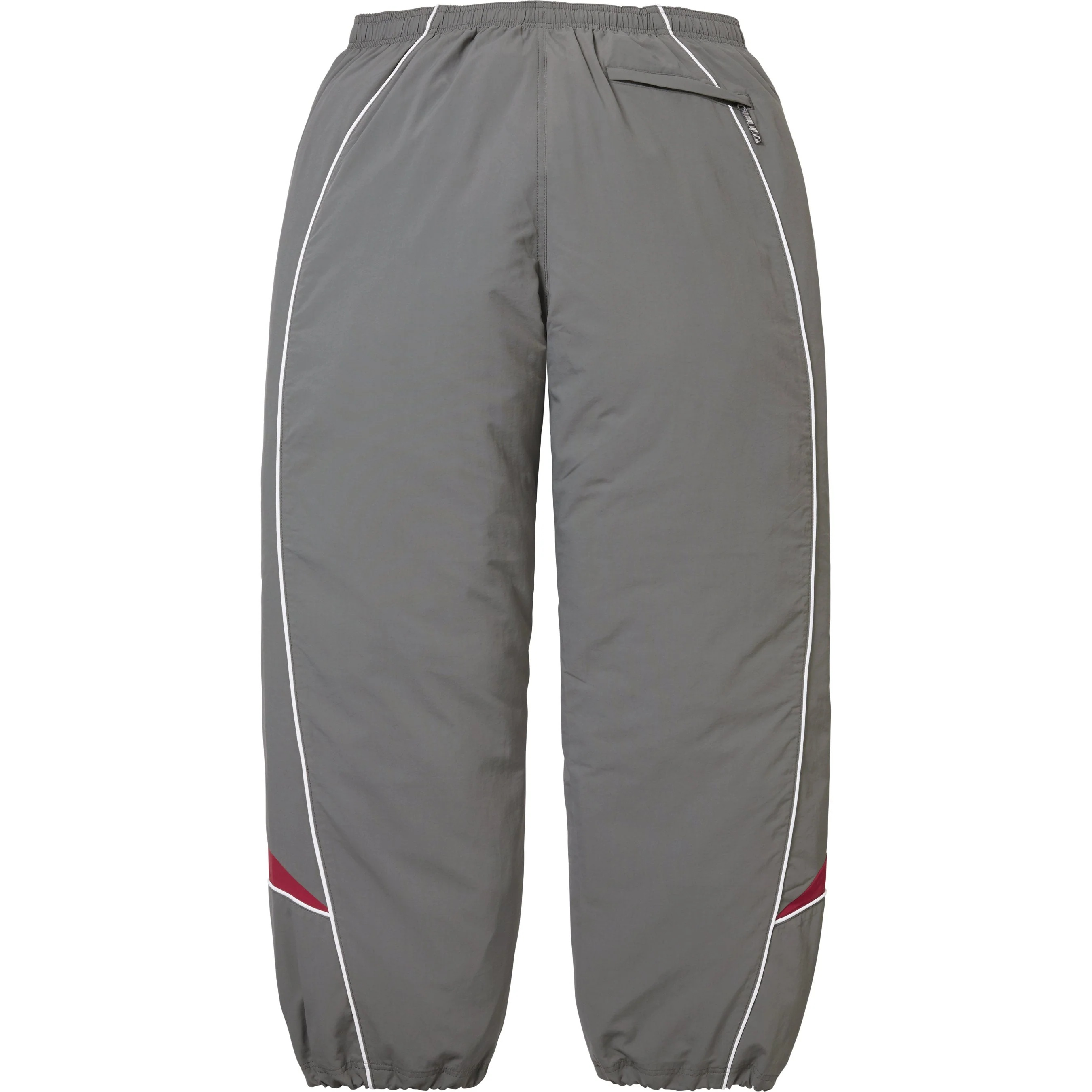 Supreme Contrast Piping Track Pant (FW25) - Grey - $148