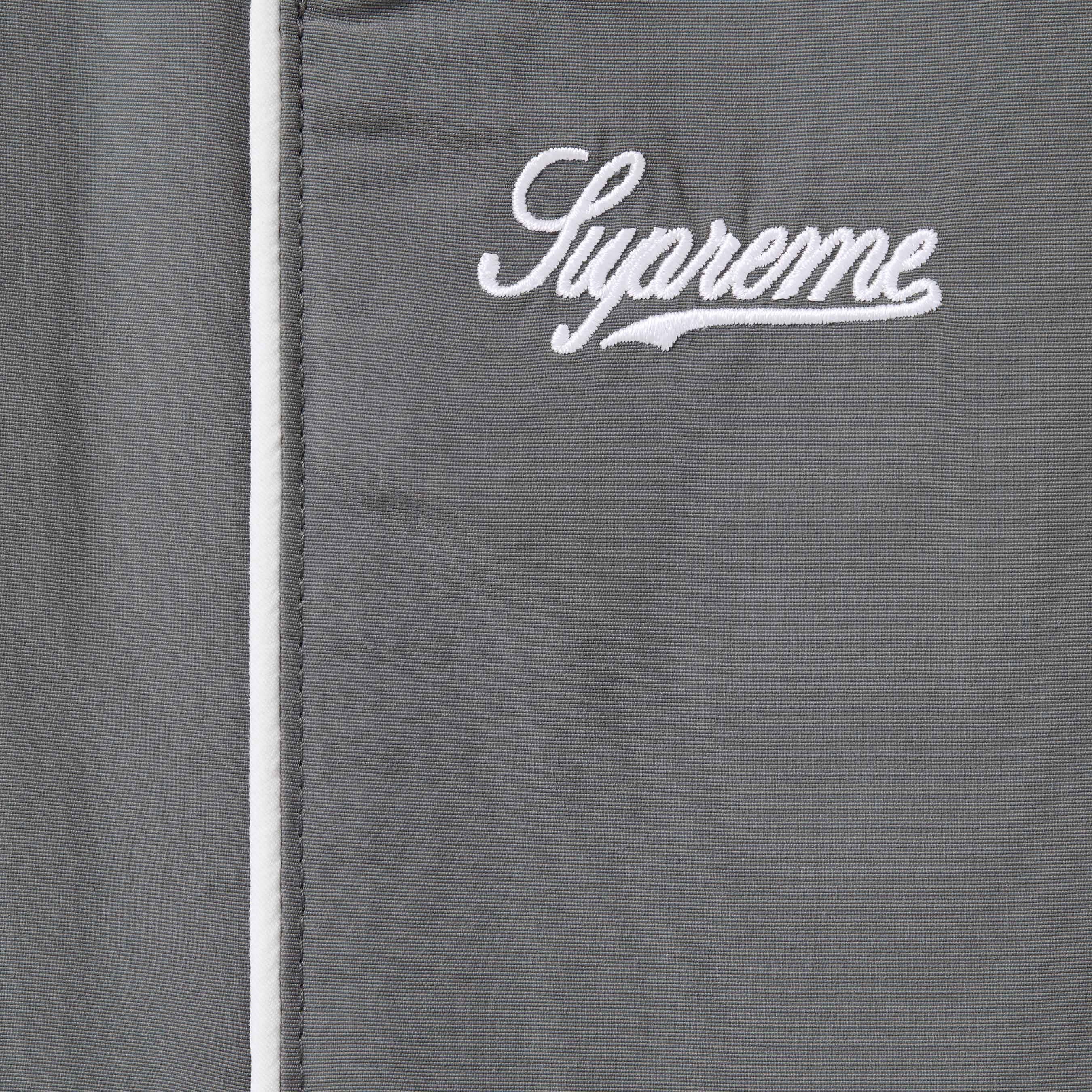 Supreme Contrast Piping Track Pant (FW25) - Grey - $148