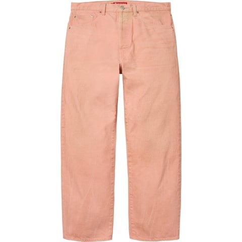 Distressed Loose Fit Selvedge Jean - Supreme