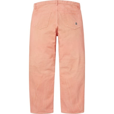Distressed Loose Fit Selvedge Jean - Supreme