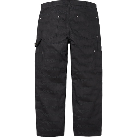 Jacquard Logos Double Knee Denim Painter Jean - Supreme