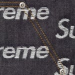 Supreme Jacquard Logos Double Knee Denim Painter Jean (FW25) - Rigid Indigo