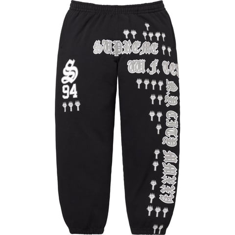 Supreme League Champs Sweatpant - Black