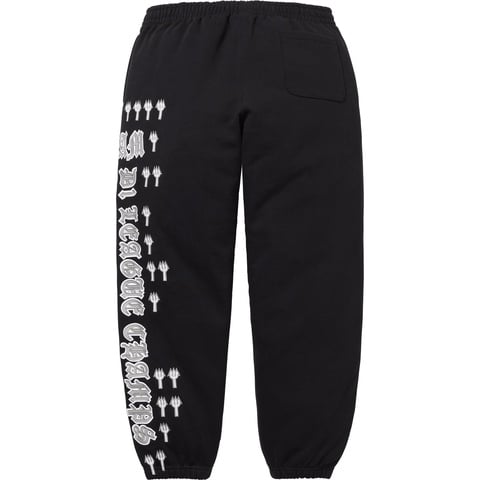 Supreme League Champs Sweatpant - Black