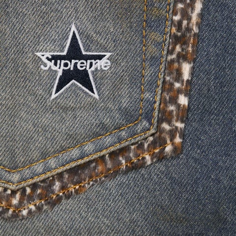 Leopard Faux Fur Loose Fit Jean - fall/winter 2025 - Supreme