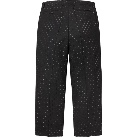 Supreme Metallic Dot Trouser - Black
