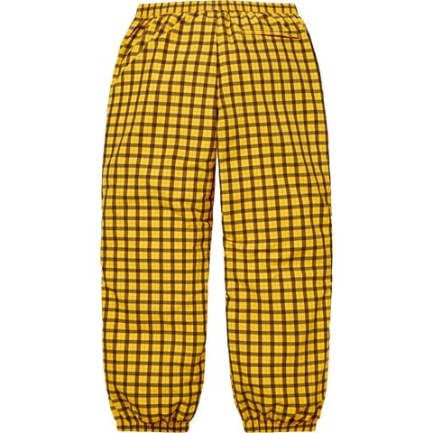 パンツ Supreme 25fw Plaid Warm Up Pant Yellow L Plaid Warm Up Pant - fall/winter 2025 - Supreme