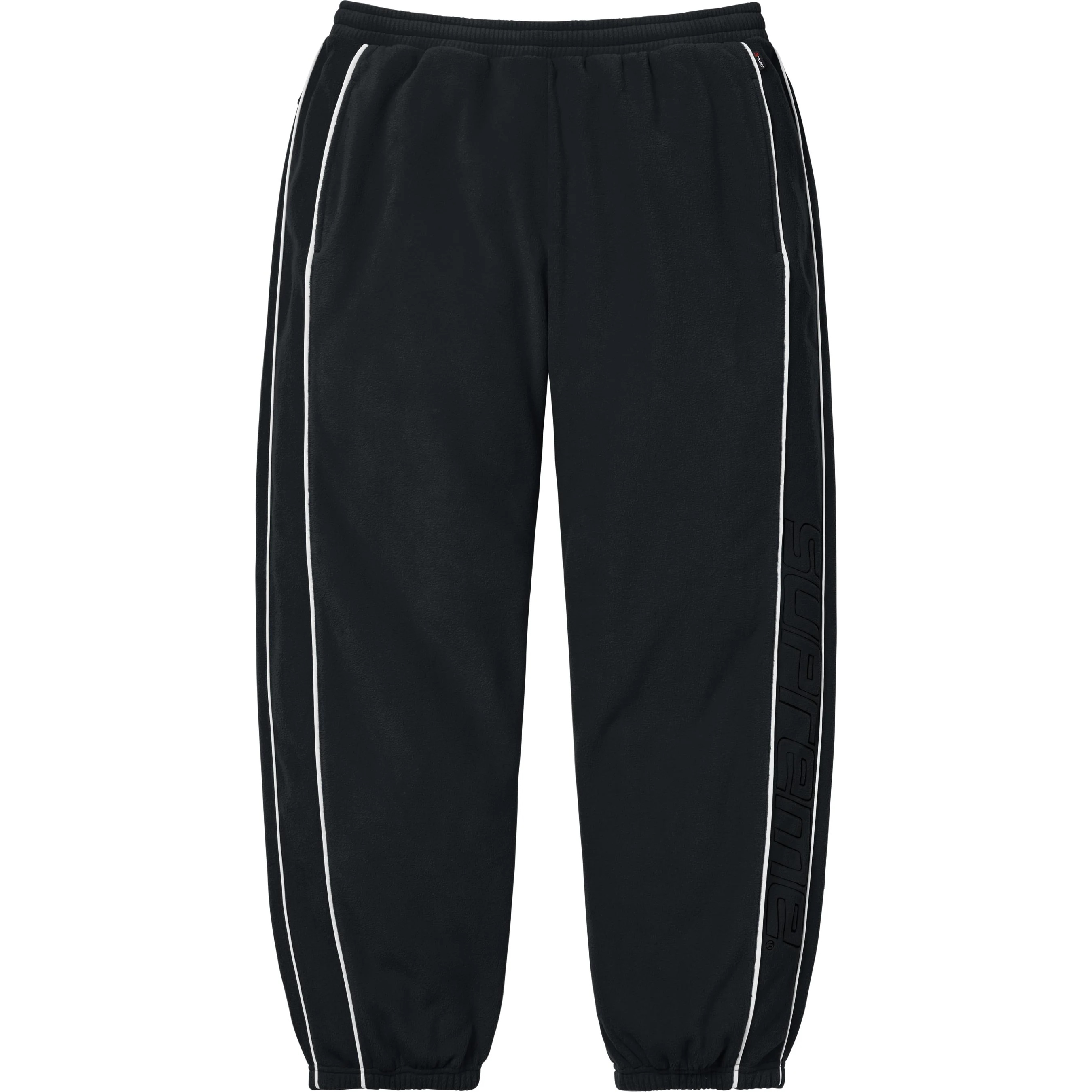 Supreme Polartec Reflective Piping Pant (FW25) - Black - $148