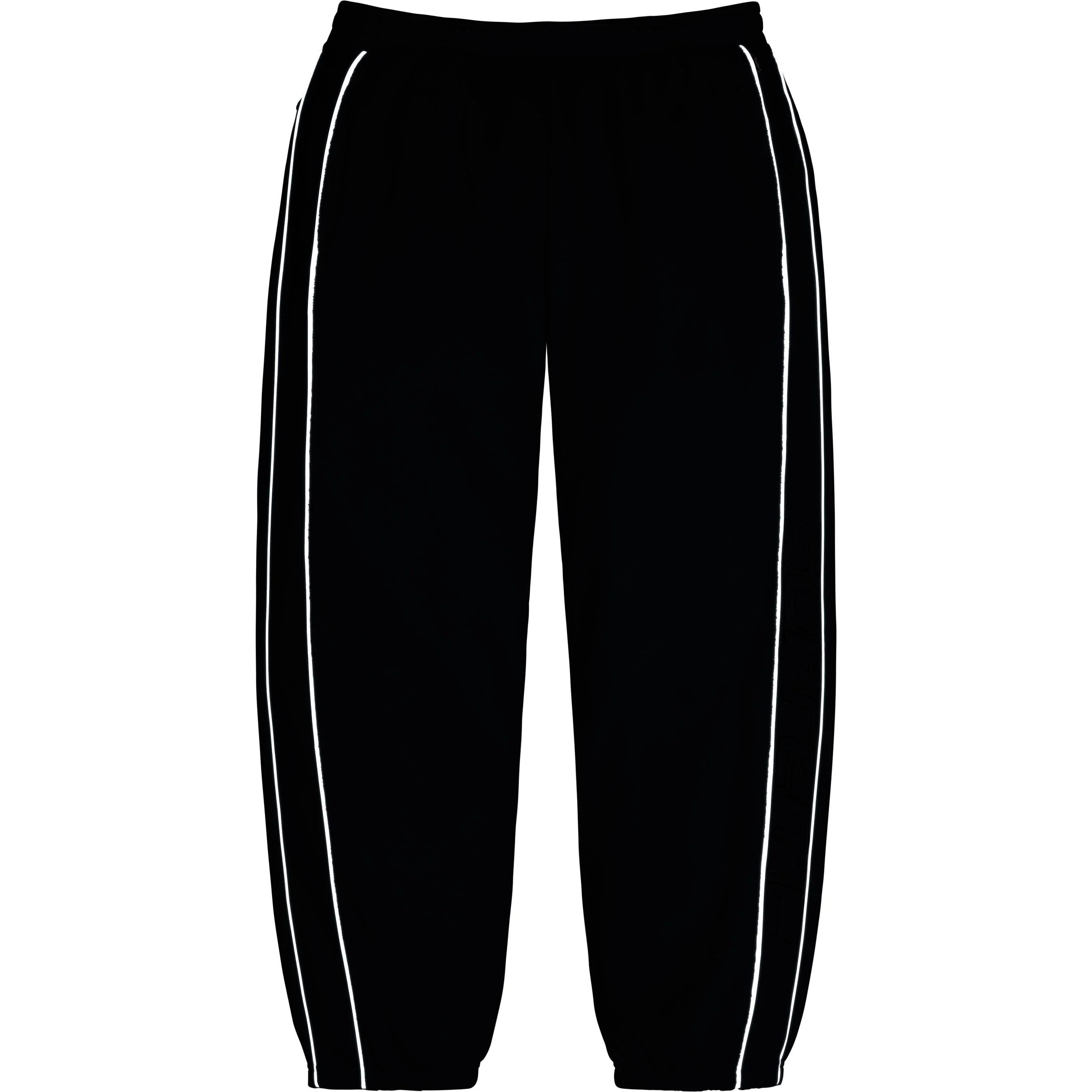 Supreme Polartec Reflective Piping Pant (FW25) - Black - $148