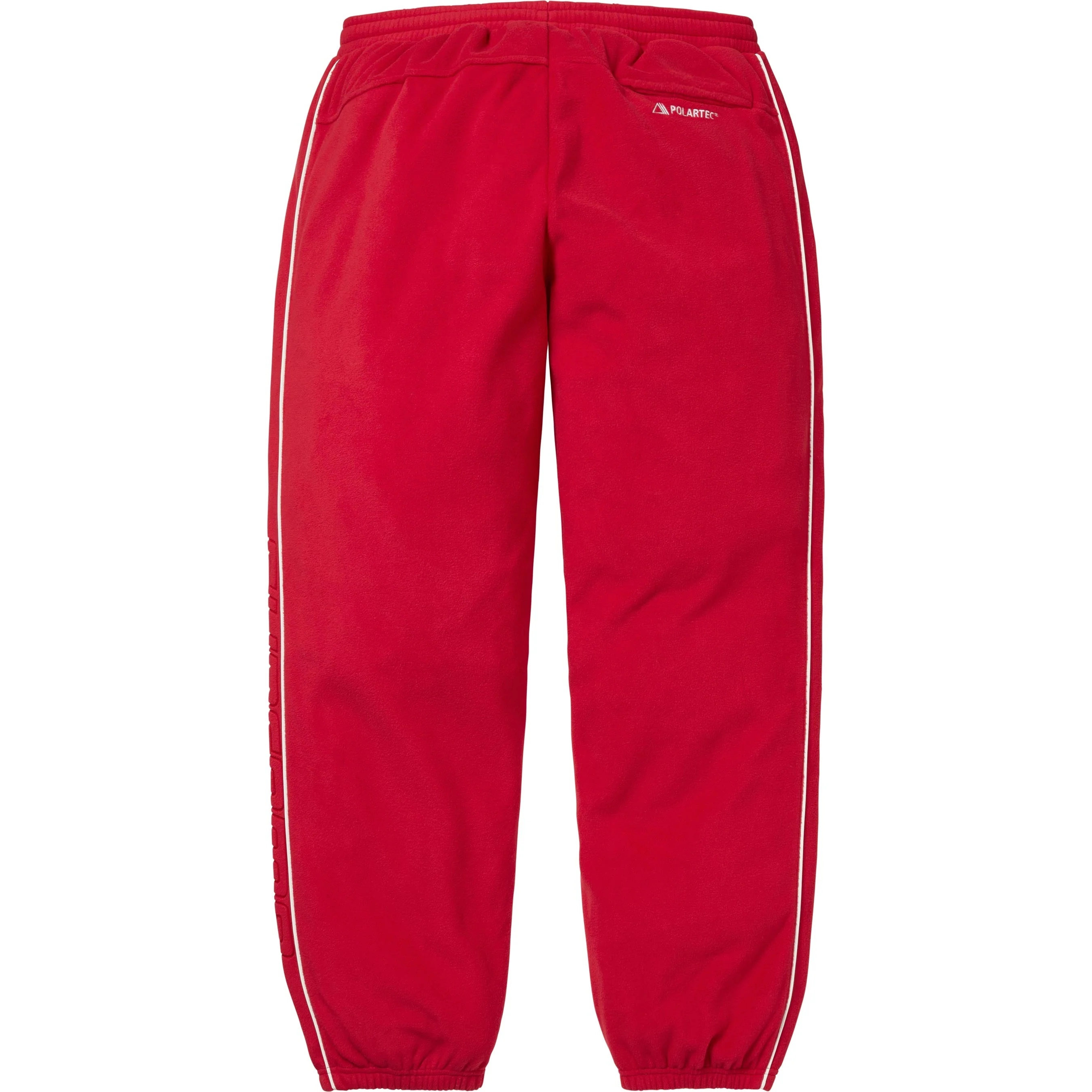 Supreme Polartec Reflective Piping Pant (FW25) - Red - $148