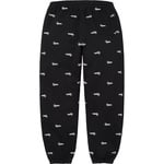 Supreme Repeat Script Sweatpant (FW25) - Black