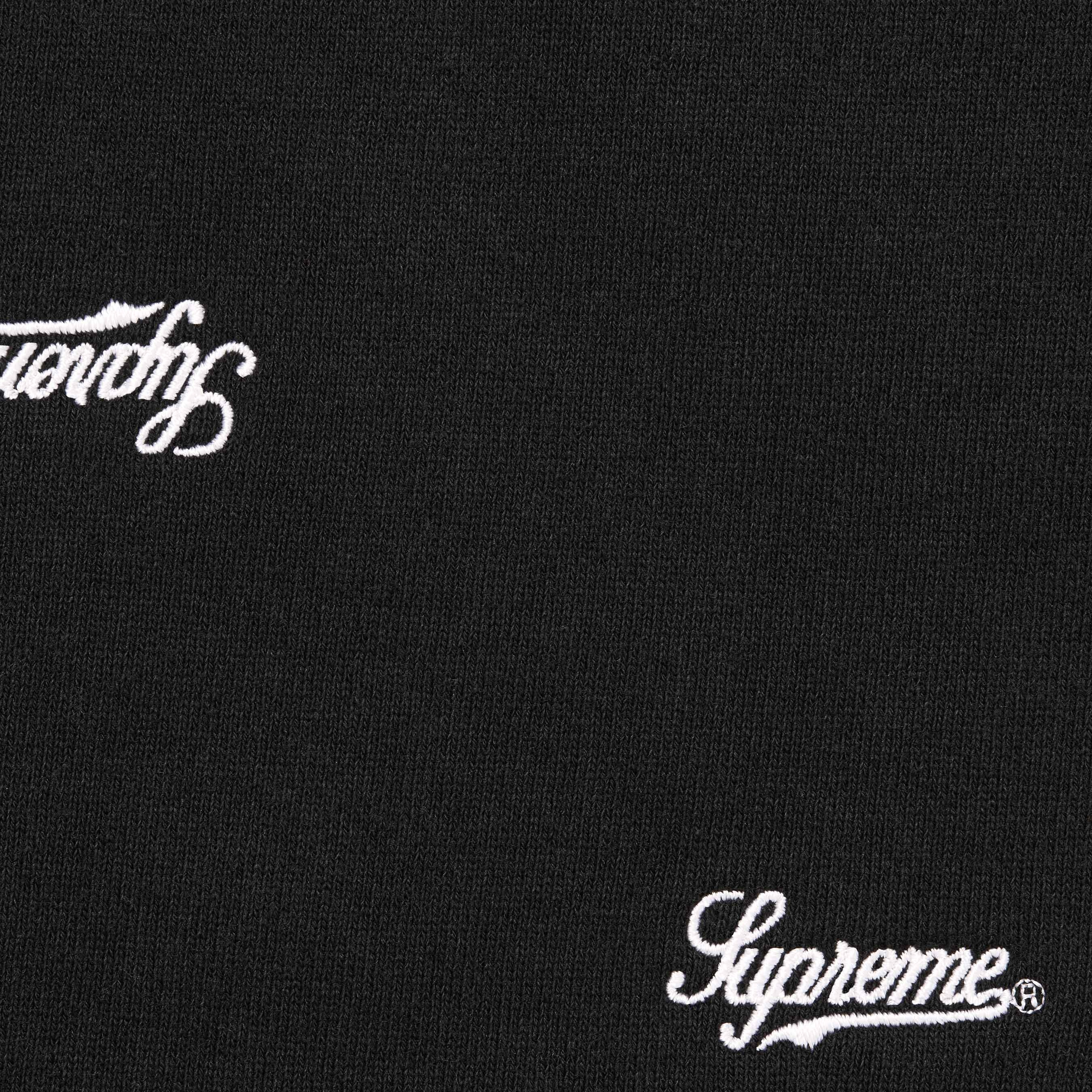 Supreme Repeat Script Sweatpant (FW25) - Black - $168