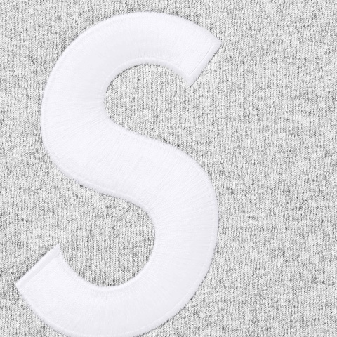 Supreme S Logo Sweatpant - Heather Grey