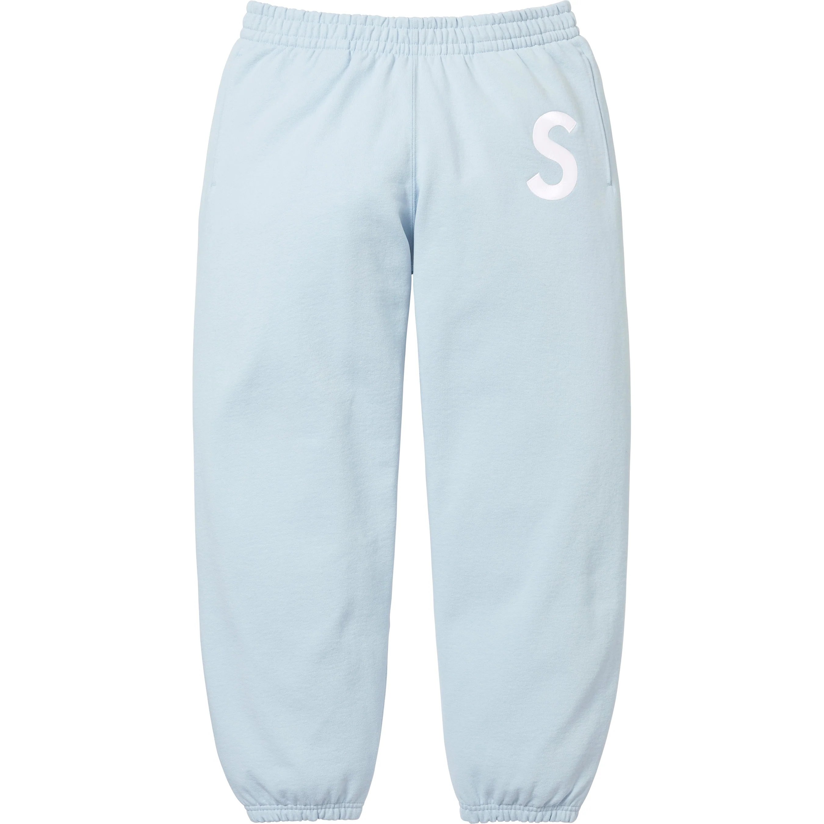 Supreme S Logo Sweatpant (FW25) - Light Blue - $158