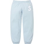 Supreme S Logo Sweatpant (FW25) - Light Blue