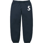 Supreme S Logo Sweatpant (FW25) - Navy