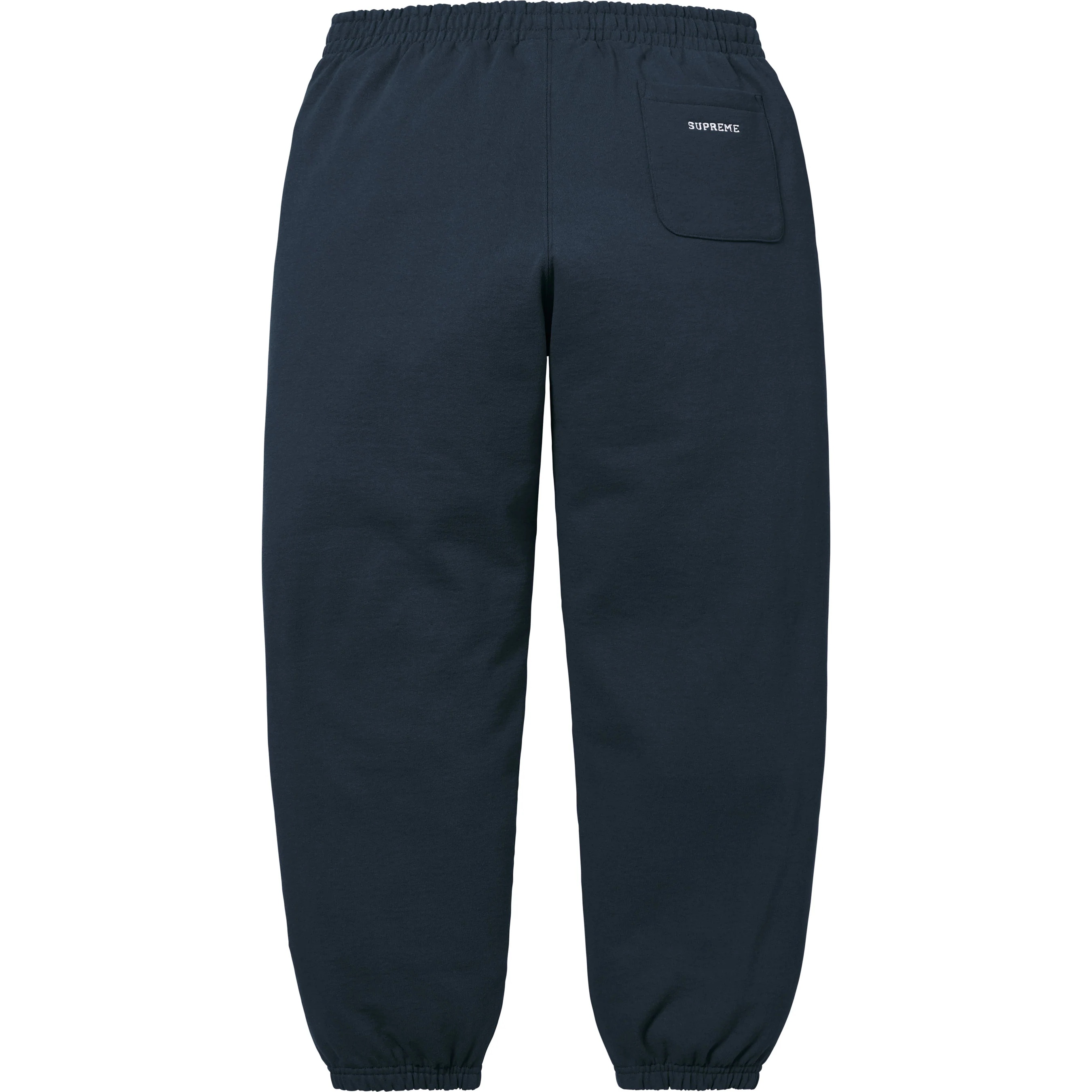Supreme S Logo Sweatpant (FW25) - Navy - $158