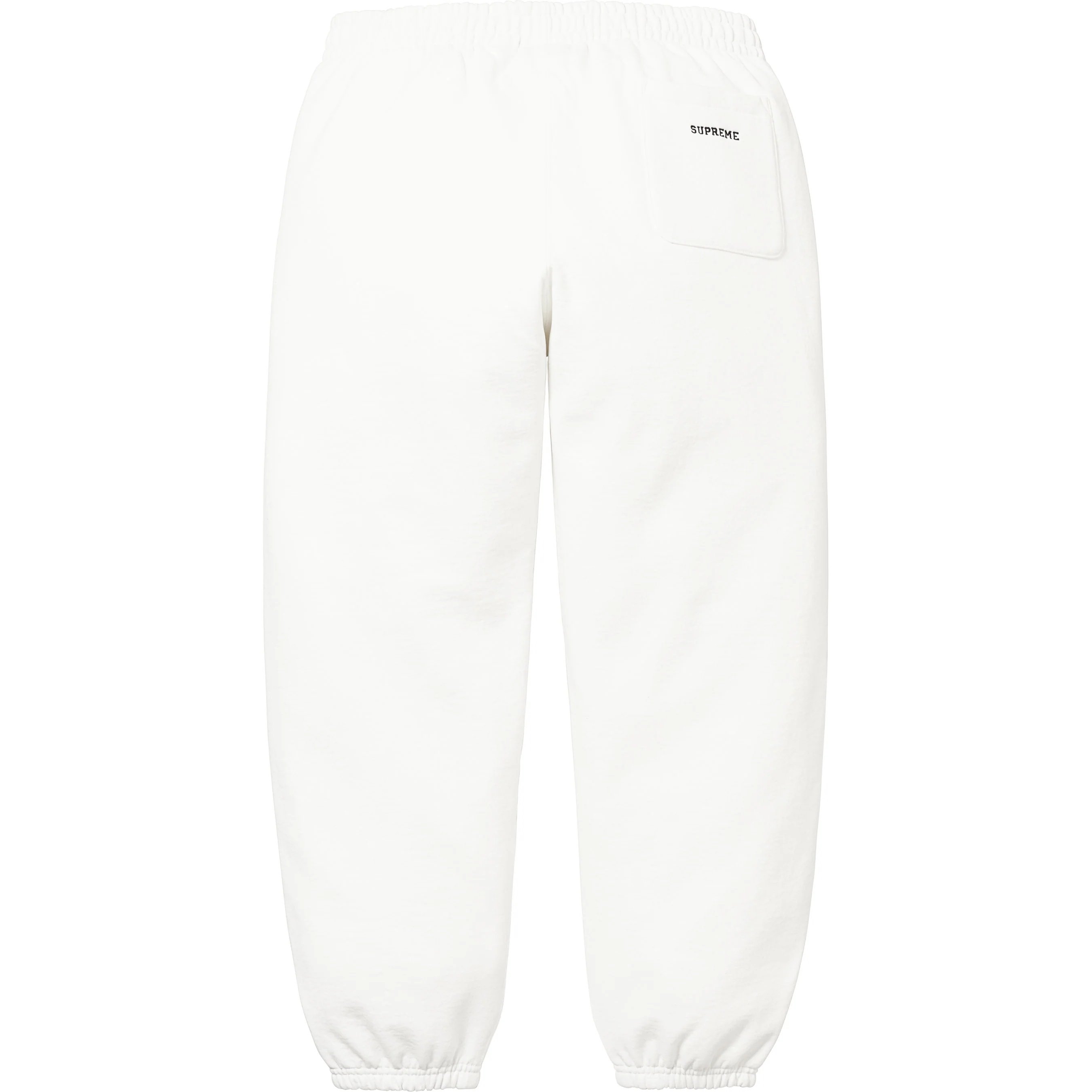 Supreme S Logo Sweatpant (FW25) - White - $158