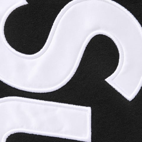 Supreme Satin Appliqué Sweatpant - Black