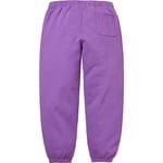 Supreme Satin Appliqué Sweatpant (FW25) - Violet