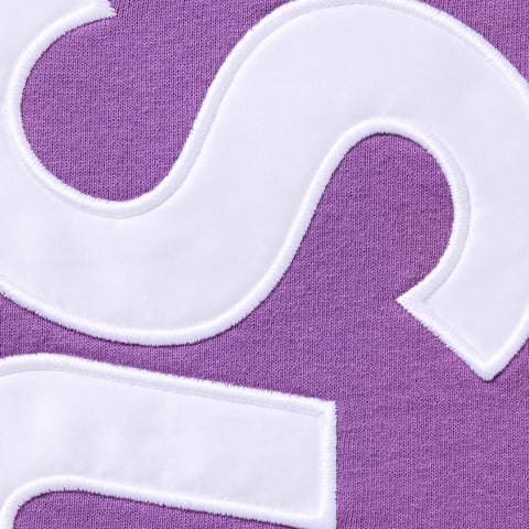 Supreme Satin Appliqué Sweatpant - Violet