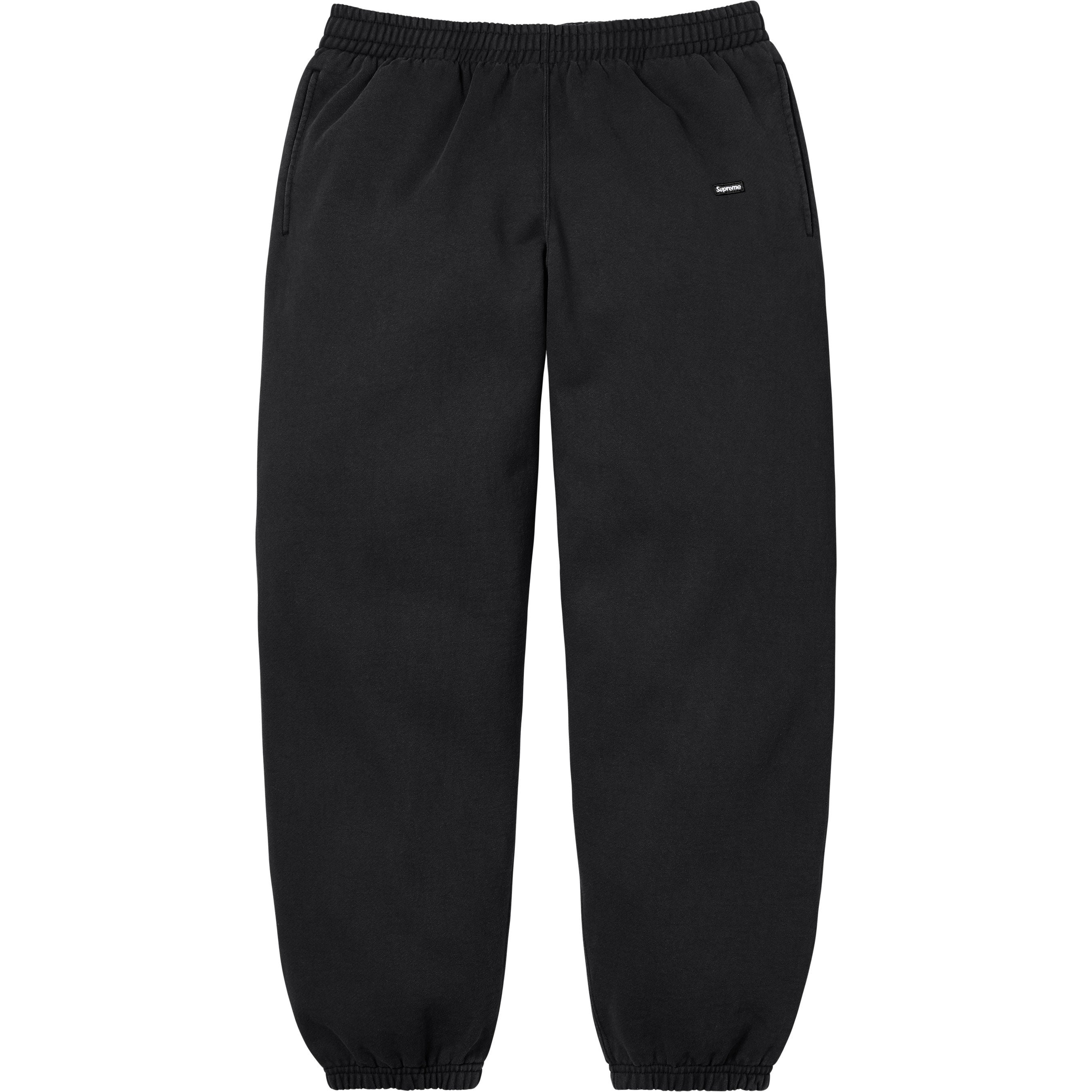 Supreme Small Box Sweatpant (FW25) - Black - $158