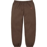 Supreme Small Box Sweatpant (FW25) - Dark Brown