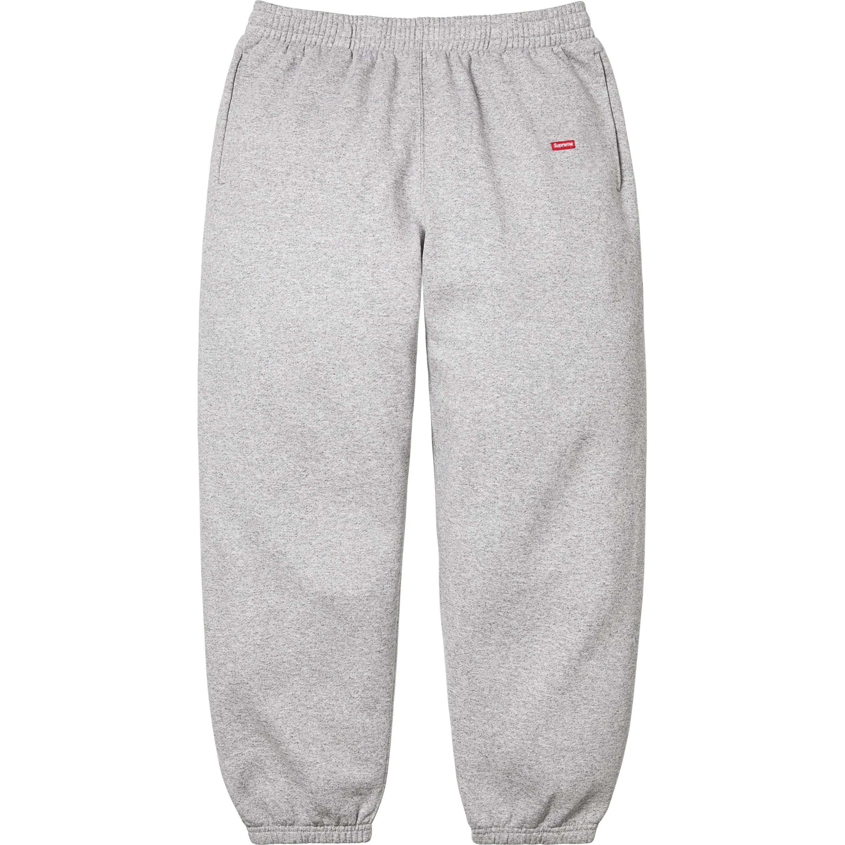 Supreme Small Box Sweatpant (FW25) - Heather Grey - $158