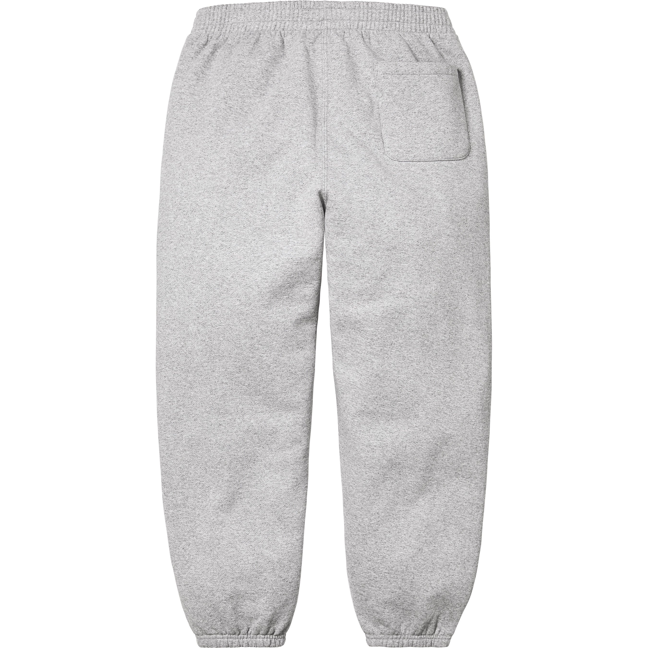 Supreme Small Box Sweatpant (FW25) - Heather Grey - $158
