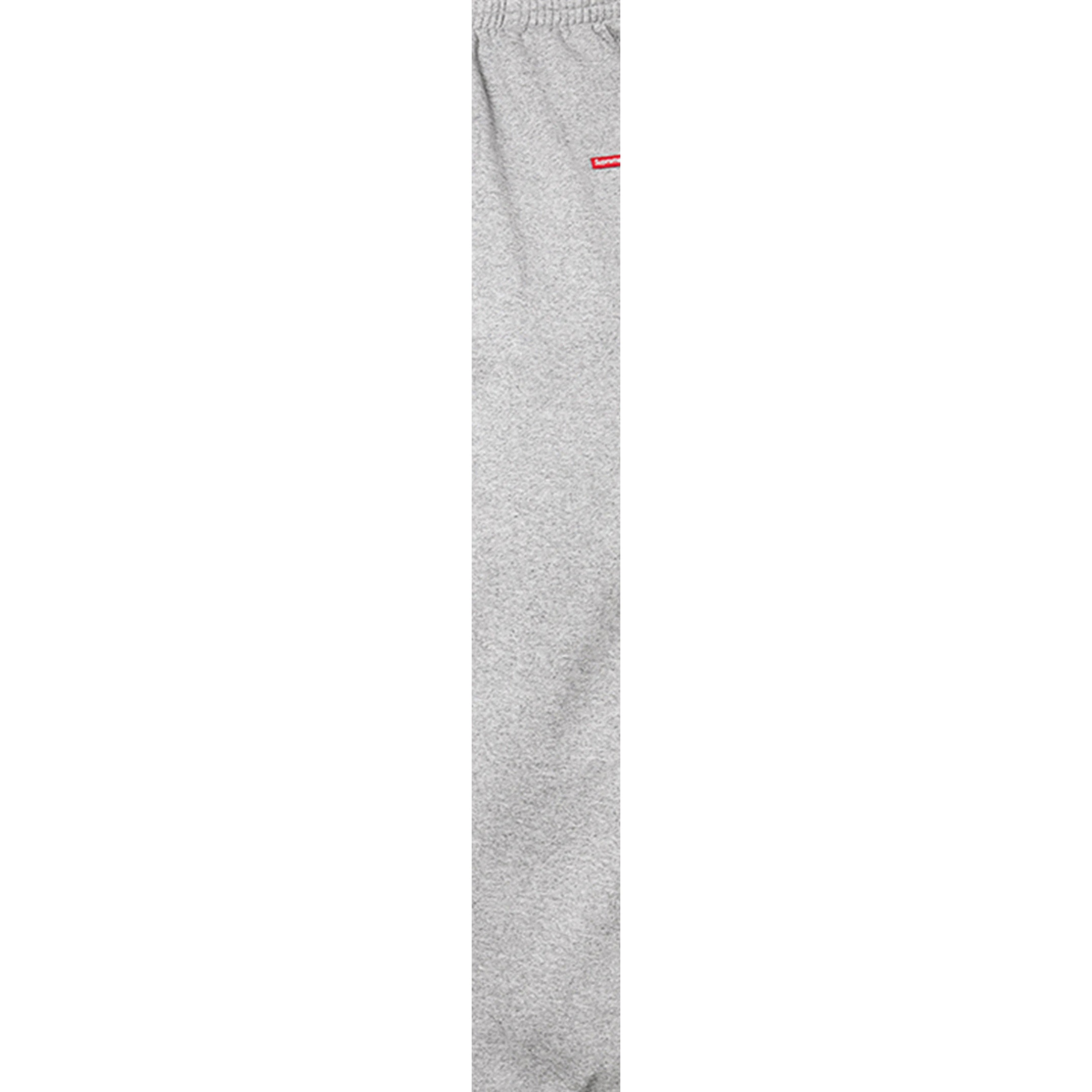 Supreme Small Box Sweatpant (FW25) - Heather Grey - $158
