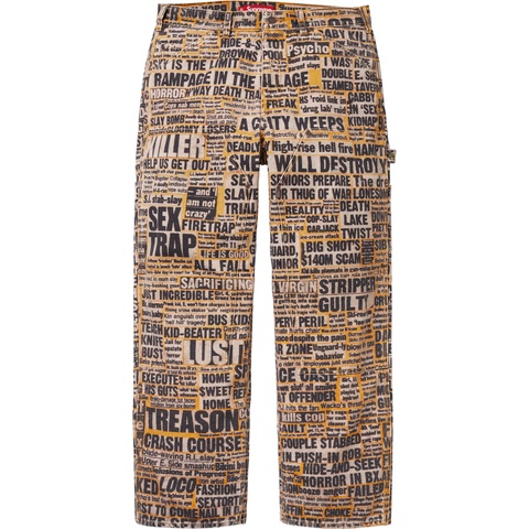 Supreme/Dash Snow Double Knee Painter Pant - Supreme