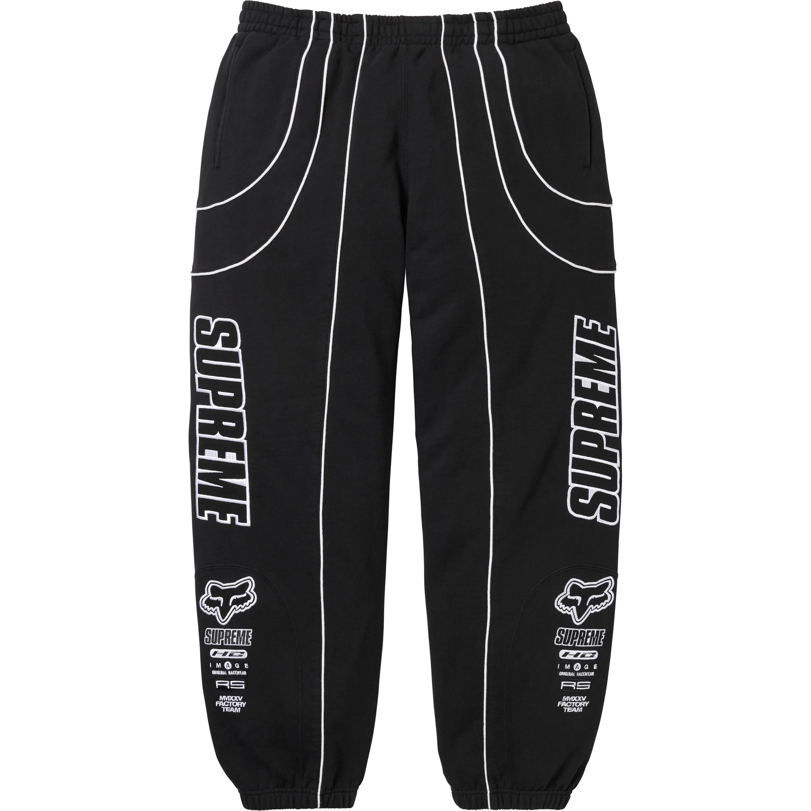 Supreme Supreme Fox Racing Sweatpant (FW25) - Black - $188