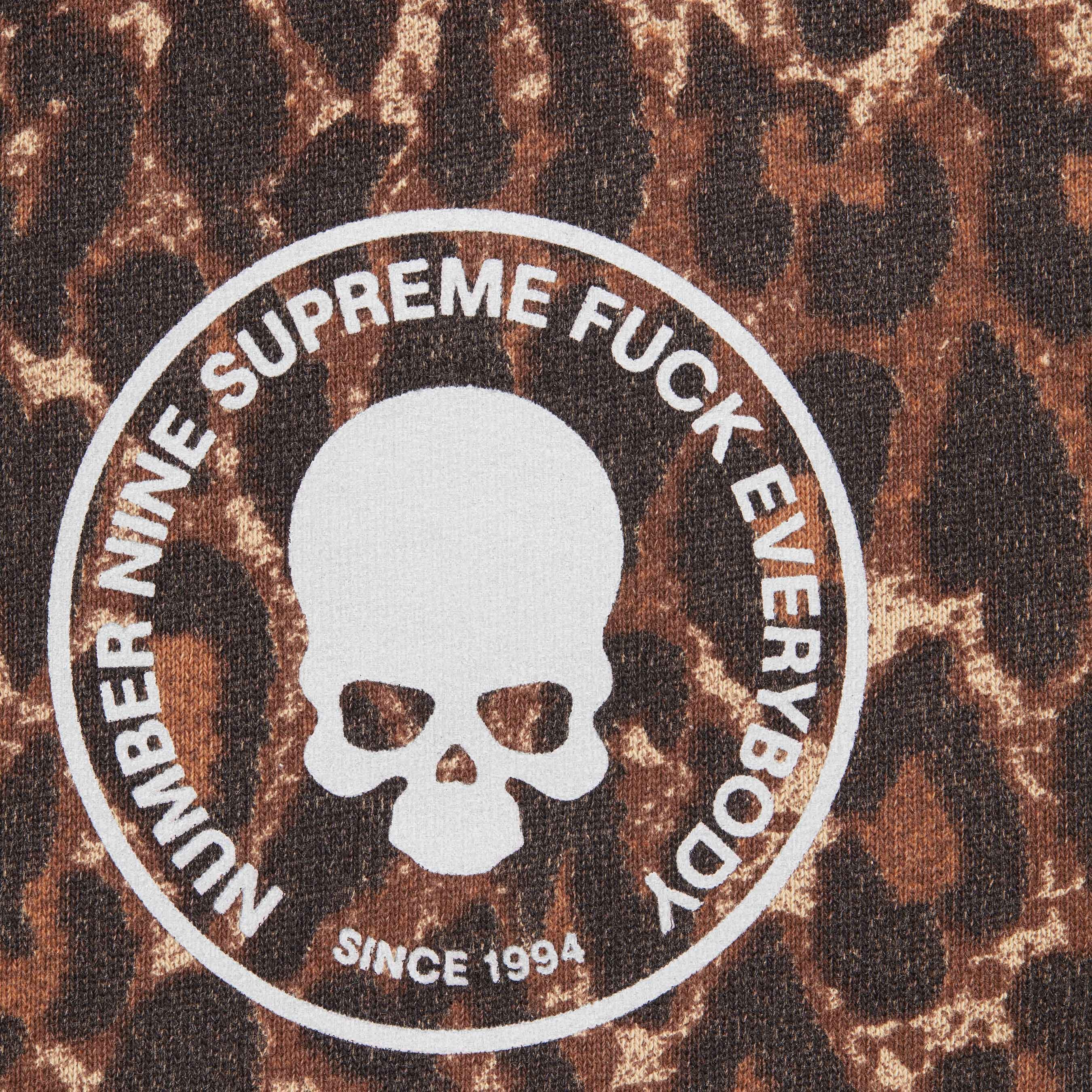 Supreme Supreme Number (N)ine Drawstring Sweatpant (FW25) - Leopard - $178