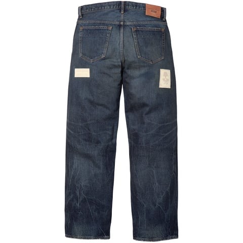 Supreme®/Number (N)ine® Patches Loose Fit Selvedge Jean - Supreme