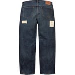 Supreme Supreme Number (N)ine Patches Loose Fit Selvedge Jean (FW25) - Washed Indigo