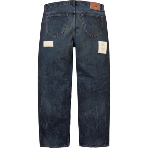 Supreme®/Number (N)ine® Patches Loose Fit Selvedge Jean - Supreme