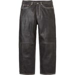 Supreme Supreme True Religion Loose Fit Leather Pant (FW25) - Black
