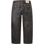 Supreme Supreme True Religion Loose Fit Leather Pant (FW25) - Black