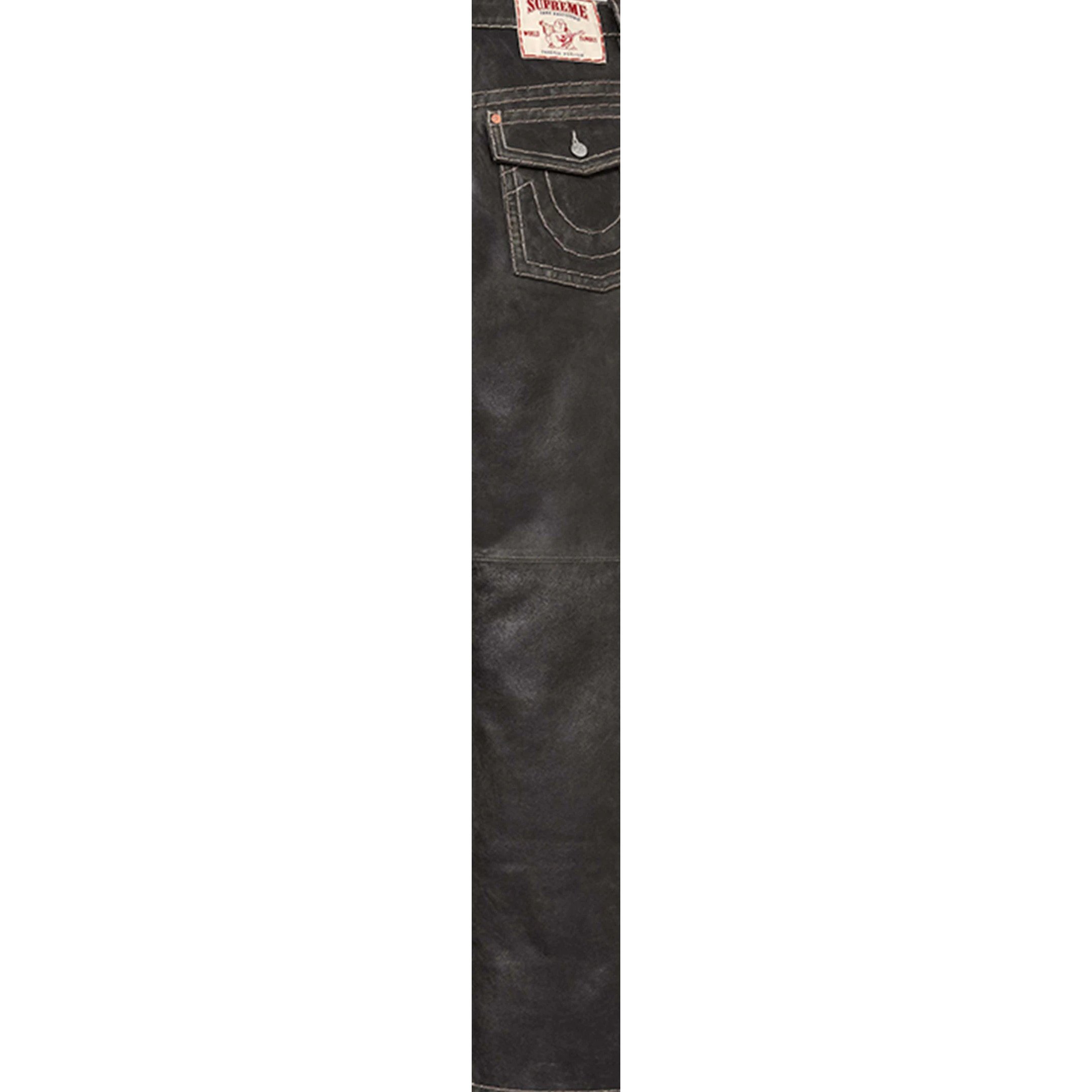 Supreme Supreme True Religion Loose Fit Leather Pant (FW25) - Black - $698