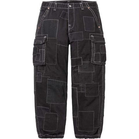 Supreme Supreme®/True Religion® Patchwork Cargo Pant - Black